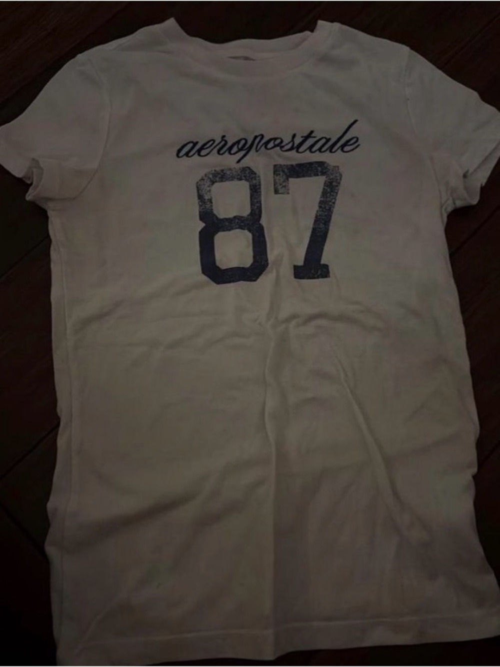 Aeropostale Classic Crew Tee in White